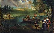 Edouard Manet Fisching Sweden oil painting artist